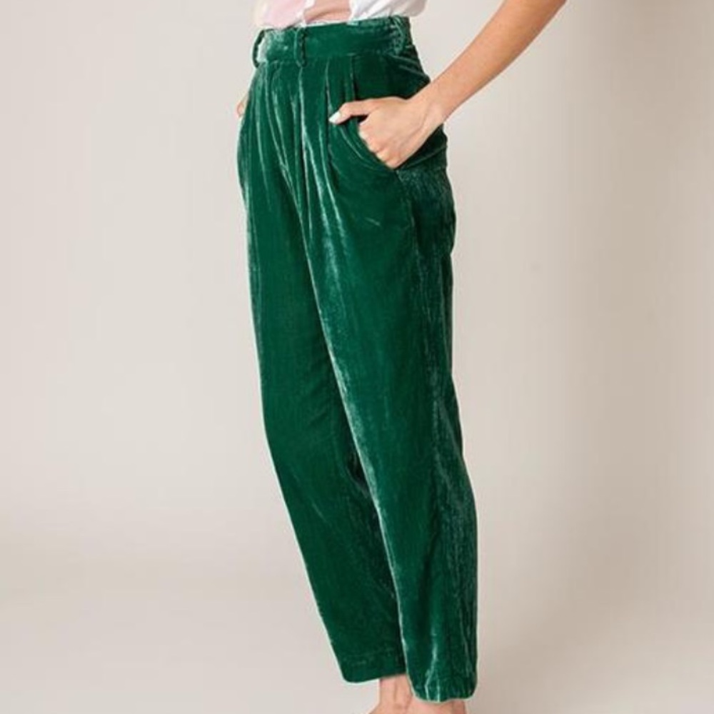RACHEL ANTONOFF BEA Pants in Jade size 4